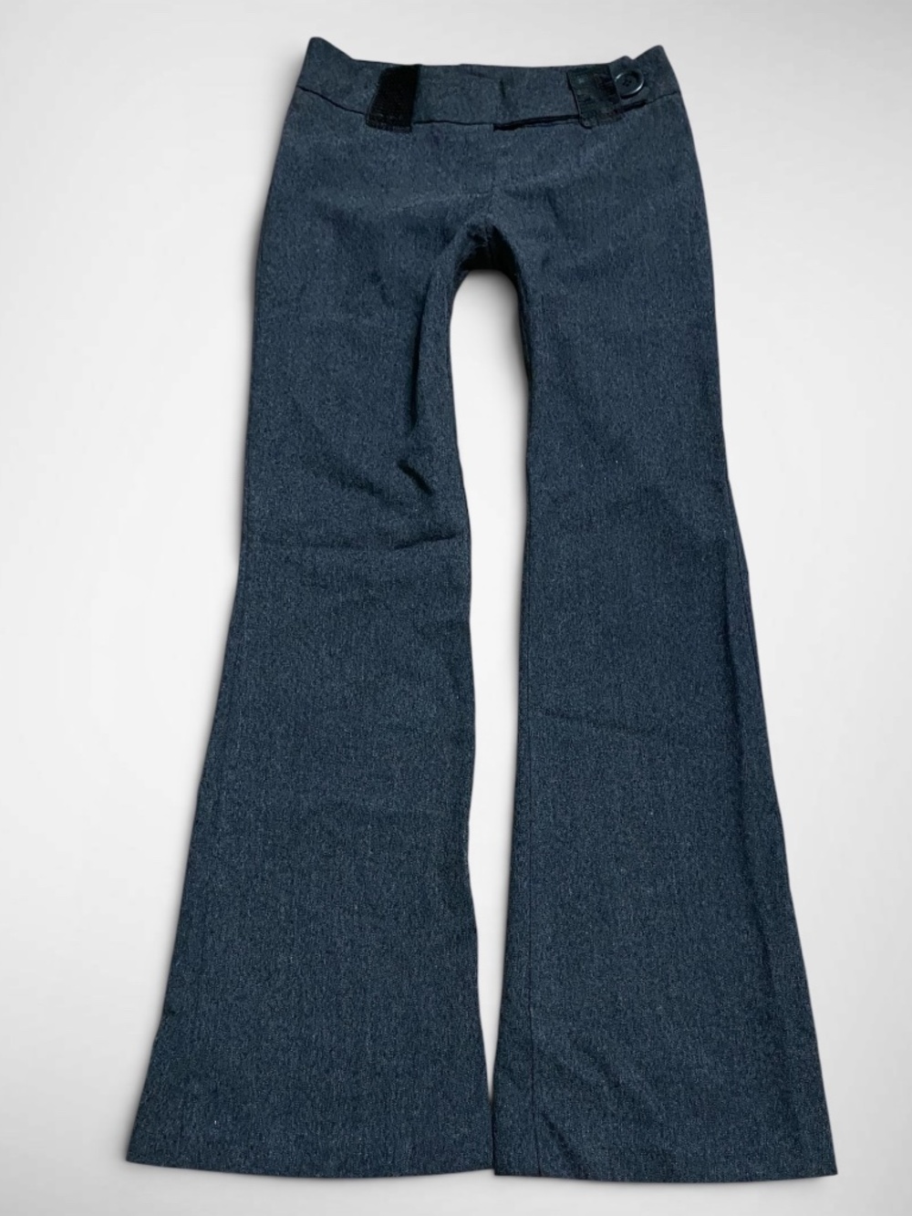 VTG Y2K Meeting Made in USA Charcoal Gray Low-Mid Flare Trouser | Office Siren